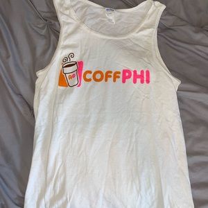 CoffPHI alpha phi tank top